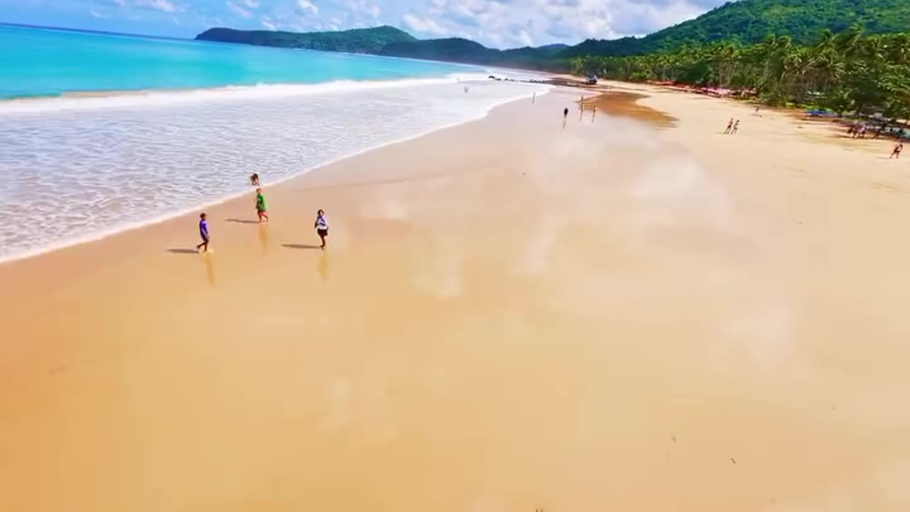 Sea vegetation beach between natural mountains video 2025 skc.com 43