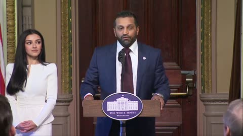 🔴 BREAKING NEWS: The swearing-in of Kash Patel as FBI director.