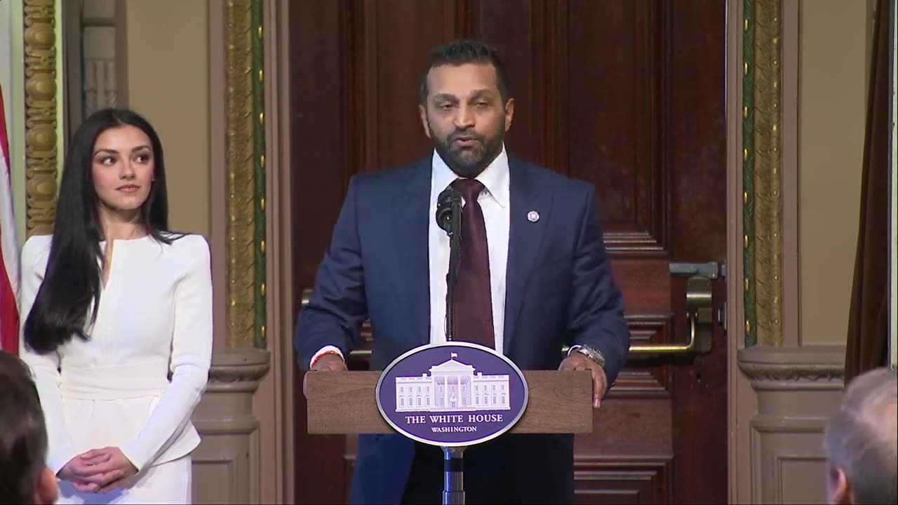 🔴 BREAKING NEWS: The swearing-in of Kash Patel as FBI director.