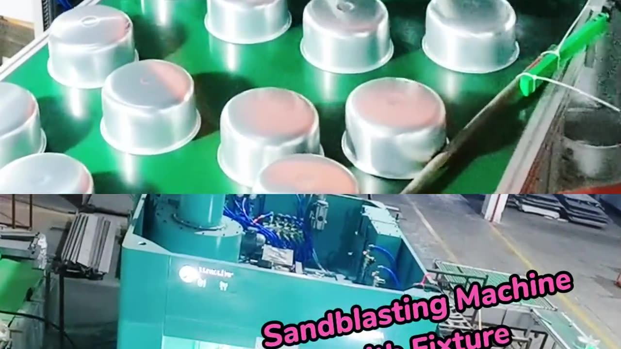 No Fixture Automatic Sandblasting Machine