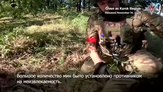 Russia says North Korean troops help de-mine Kursk region