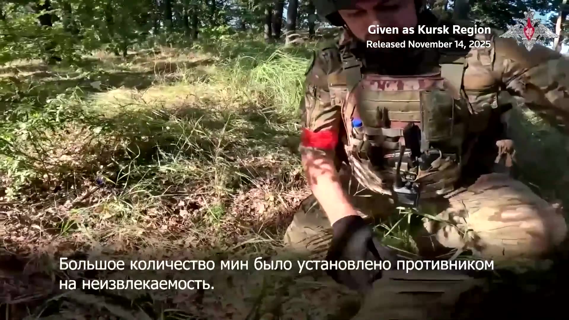 Russia says North Korean troops help de-mine Kursk region