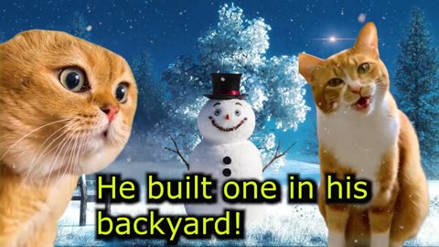 What do a Cat and his Neighbor do when they Build a Snowman (Ep.70)
