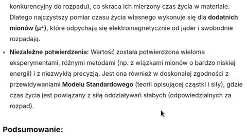 "Miony dowodzą teorii względności Einsteina"