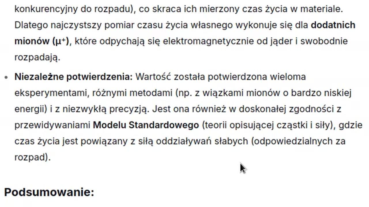 "Miony dowodzą teorii względności Einsteina"