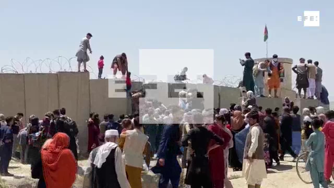 Caos en el Aeropuerto de Kabul