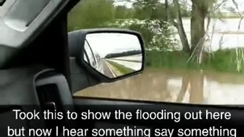 😱🗣 Recording the Flooding...But Caught a Spirit Voice Saying "Don't Look Back" | TheHauntingHour