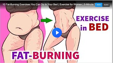 10 Fat-Burning Exercises You Can Do In Your Bed | Exercise for Women | 5-Minute Treatment
