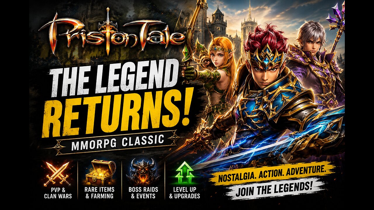 ⚔️ LIVE NOW — The Return of Priston Tale! Epic PvP, Boss Raids & Legendary Grind 🔥