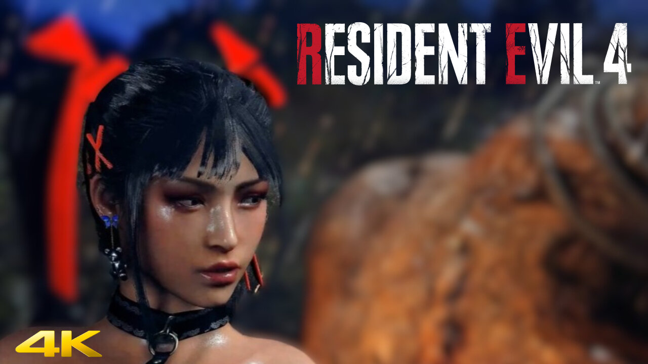 Resident Evil 4 (Remake) Mod Ada Red Ribbons & Black BDSM