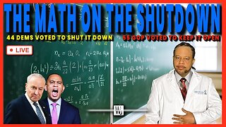 LET'S DO THE MATH ON THE GOV SHUTDOWN