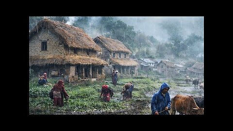 Himalayan Life | Rainy Day in Rural Nepal