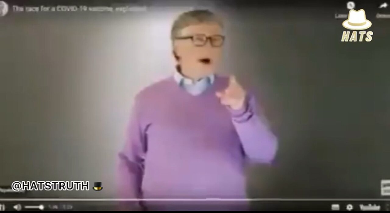 Bill Gates caught on video admitting that his 'experimental' vaccine will CHANGE our DNA FOREVER.