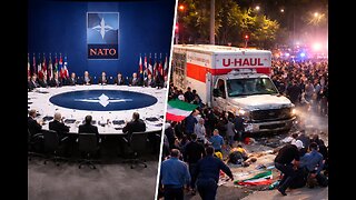 NATO Collapse Debate as U-Haul Crashes Into Iranian Demonstration in LA