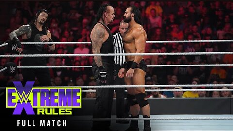 Full match: undertaker vs. roman reigns vs. drew McIntyre & Shane McMahon.