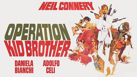 Operation Kid Brother (1967) Neil Connery (brother of Sean), Bernard Lee, Lois Maxwell