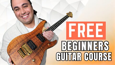 $0 FREE Beginner Guitar Full Course. Start Here! (Vid 1 of FREE Course)