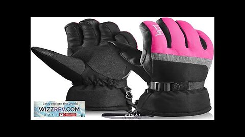 MCTi Ski GlovesWinter Waterproof Snowboard Snow 3M Thinsulate Warm Touchscreen Cold Weather Review