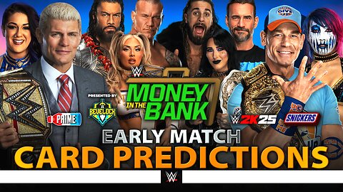 WWE Money in the Bank 2025 - Match Card Predictions | Bevelock