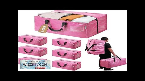 WORKPRO 6 Pack Extra Large Moving Bags with Zippers & Carrying Handles Review