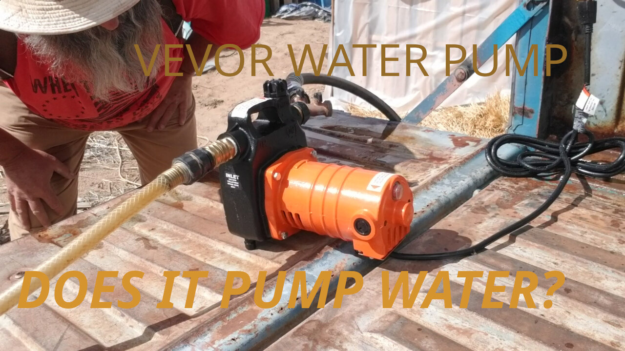Unboxing and Testing the Vevor .5 hp water pump