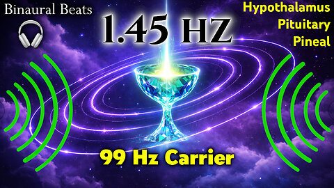 🔊1.45 Hz Tri-Thalamic Entrainment (99 Hz Christ Consciousness✝️)