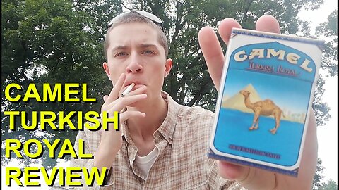 SMOKING A CAMEL TURKISH ROYAL CIGARETTE - REVIEW