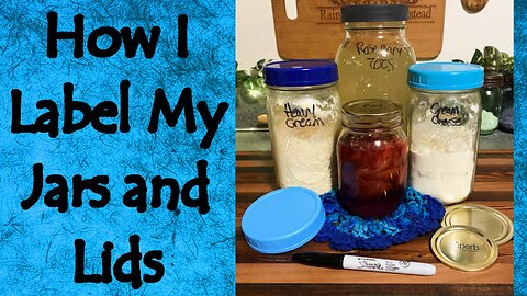 Labeling Jars and Lids