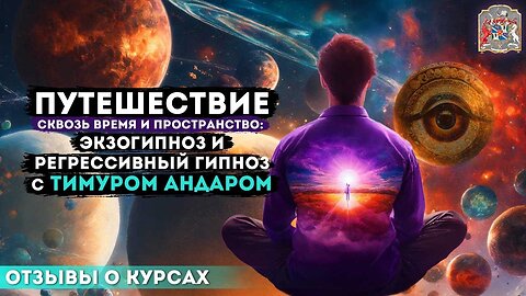 Путешествие Сквозь Время и Пространство: Экзогипноз и Регрессивный Гипноз с Тимуром Андаром