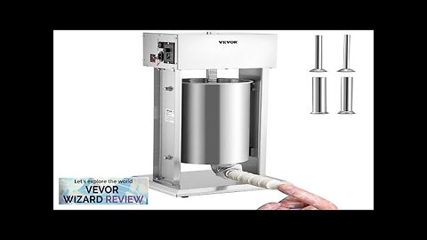 VEVOR Electric Sausage Stuffer 15L Variable Speed Sausage Maker Stainless Steel Review