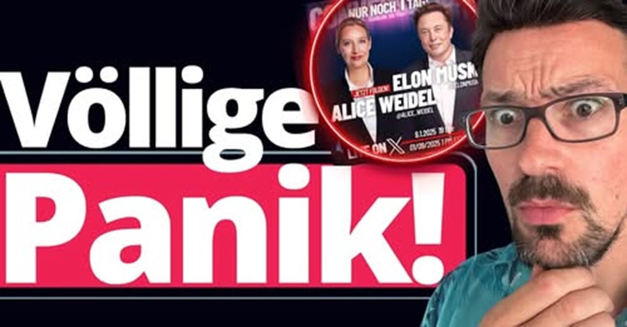 Eklat VOR Elon Musk/Alice Weidel Gespräch!