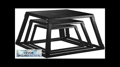 VEVOR Plyometric Platform Box Plyometric Box Jump Set for Home Gym Training Review