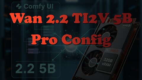 Stop Using Defaults! Unlock Cinematic AI Video on ComfyUI (Wan 2.2 TI2V 5B/AMD)