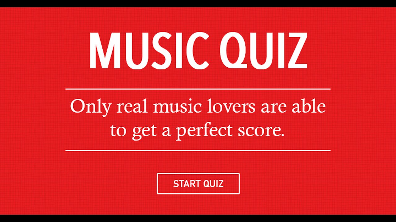 Are you a real music lover?