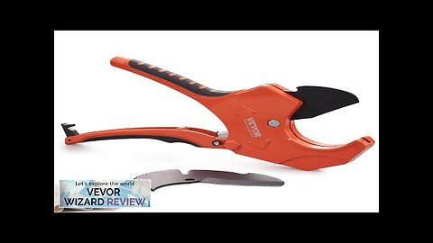 VEVOR PVC Pipe Cutter 0-2-1/2" O.D. Ratcheting PVC Pipe Cutter Heavy Duty Review