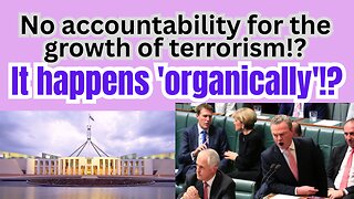 Terrorism, so the polititions try to tell us, just "happens".... like organically?!