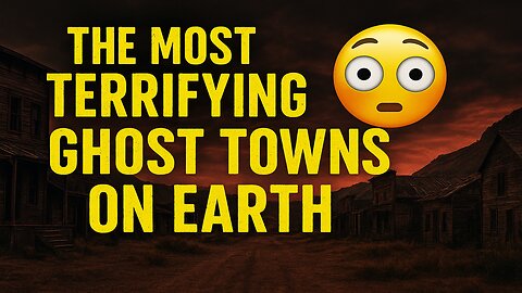 “The Most Terrifying Ghost Towns on Earth 😳”