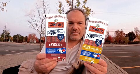 Schneiders Pepperettes Blue Jays Sticks Limited Edition smoked BBQ & Maple Sticks Review
