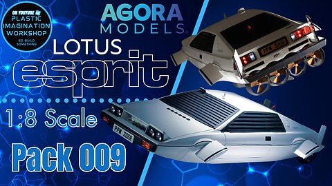 Customized Build – Pack 009 of James Bond’s Lotus Esprit ‘Wet Nellie’ | Agora Models 1:8 Scale
