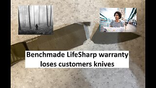 Benchmark life sharp loses knife, gives wrong knives back or not at all