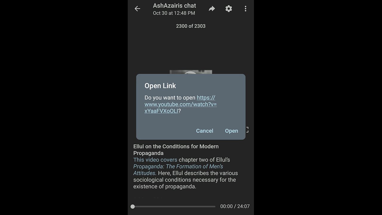 Documentary: Ellul's Conditions on Modern Propaganda