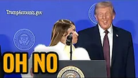 Soaking wet Trump suffers speech collapse