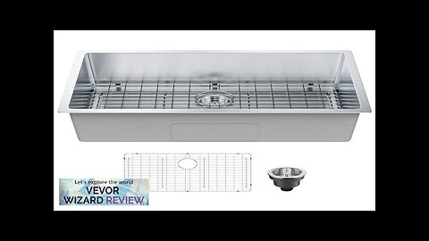 VEVOR Kitchen Sink 304 Stainless Steel Drop-In Sinks Undermount Single Bowl Basin Review