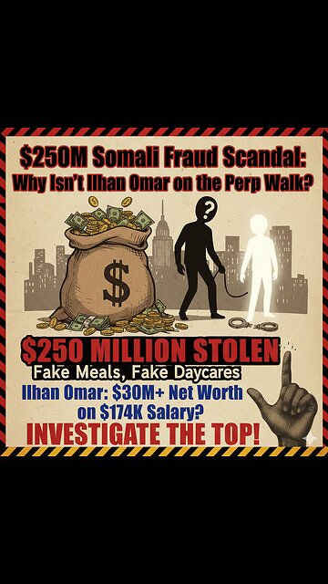 $250M Somali Fraud Scandal: Why Isn't Ilhan Omar on the Perp Walk?
