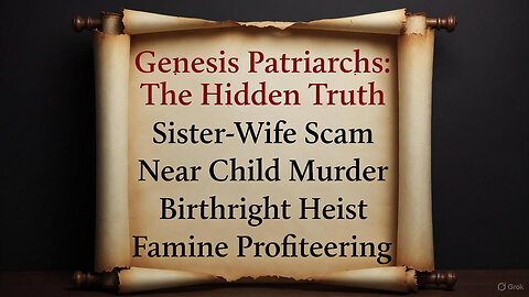 Biblical Fraud Exposed: Abraham's Incest & Land Lies
