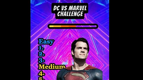 DC VS MARVEL Characters Challenge