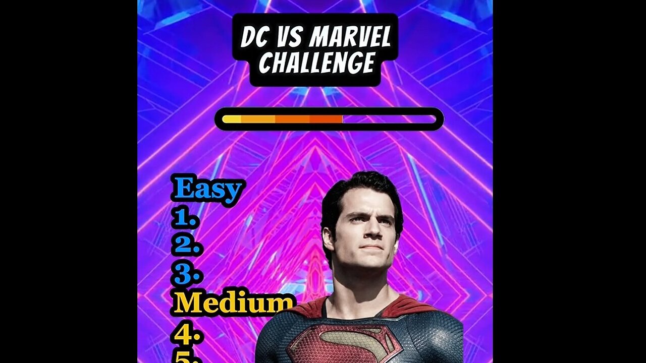 DC VS MARVEL Characters Challenge