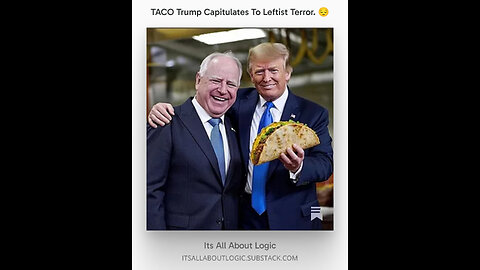 TACO Trump Capitulates To Leftist Terror. 😔