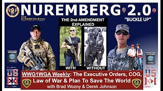 WWG1WGA Buckle Up! Nuremberg 2.0, Pres. Trump on 2A, UN Tanks in Canada, [DS] Chem Trails & More