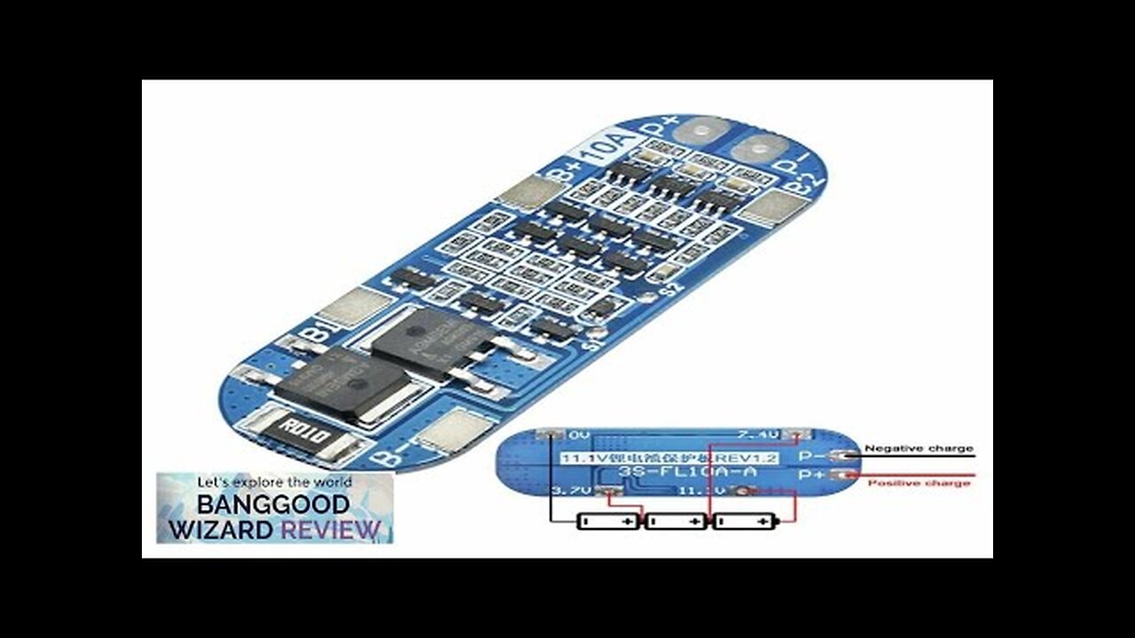 3S 10A 11.1V 12V 12.6V Lithium Battery Charger Protection Board Module Review